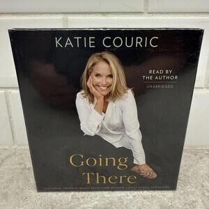Katie Couric Going There read by the Author CD Sealed box set.